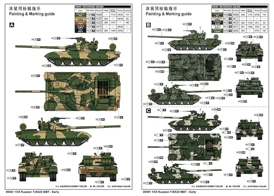 トランぺッター 1/35 T-80UD 戦車 ロシア連邦軍 プラモデル Y055 Amazon | トランペッター 1/35 ロシア連邦軍 T-80UD主力戦車